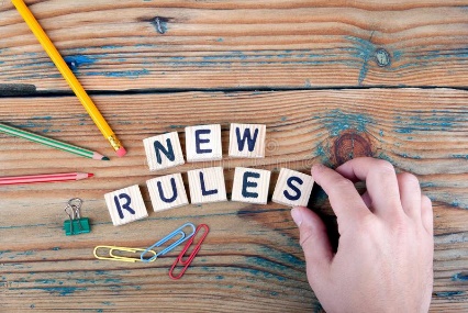 New Rules. Wooden Letters On The Office Desk Stock Image - Image of policy,  improvement: 102765279